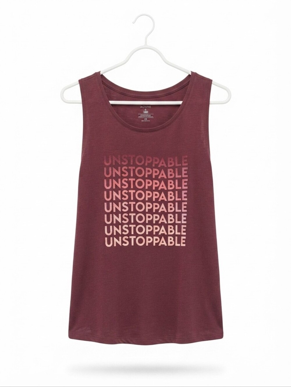 Old Navy Active Go-Dry Unstoppable Maroon Athletic Tank Top Size XL